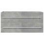 Armario para lavabo contrachapada gris hormigón 100x38,5x48 cm de , Muebles de baño - Ref: Foro24-856233, Precio: 66,55 €, De...
