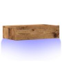 Mueble de TV con luces LED envejecida 60x35x15,5 cm de , Muebles TV - Ref: Foro24-856343, Precio: 36,60 €, Descuento: %