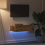 Mueble de TV con luces LED envejecida 60x35x15,5 cm de , Muebles TV - Ref: Foro24-856343, Precio: 36,60 €, Descuento: %