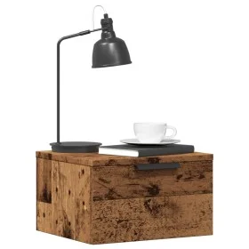 Mesitas de noche de pared 2 uds madera envejecida 34x30x20 cm by , Nightstands - Ref: Foro24-856980, Price: 52,45 €, Discount: %
