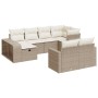 Juego de sofás jardín con cojines beige 10 pzas ratán sintético de , Conjuntos de jardín - Ref: Foro24-3326062, Precio: 618,0...