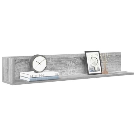 Estantes de pared 2 uds madera gris Sonoma 100x16,5x16,5 cm de , Estantes y estanterías - Ref: Foro24-860045, Precio: 42,41 €...