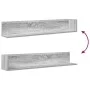 Estantes de pared 2 uds madera gris Sonoma 100x16,5x16,5 cm de , Estantes y estanterías - Ref: Foro24-860045, Precio: 41,26 €...