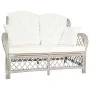 Gray rattan 2-seater sofa by vidaXL, Sofas - Ref: Foro24-325473, Price: 335,82 €, Discount: %