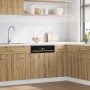 Panel para lavavajillas madera roble artisan 60x1,5x67 cm de , Armarios de cocina - Ref: Foro24-856135, Precio: 26,04 €, Desc...