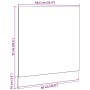Panel para lavavajillas madera roble artisan 60x1,5x67 cm de , Armarios de cocina - Ref: Foro24-856135, Precio: 26,04 €, Desc...