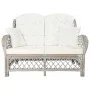 Graues 2-Sitzer-Sofa aus Rattan von vidaXL, Sofas - Ref: Foro24-325473, Preis: 335,82 €, Rabatt: %