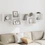 Estante cubo de pared 5 compartimentos madera ingeniería blanco de , Estantes y estanterías - Ref: Foro24-859995, Precio: 57,...