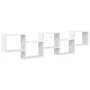 Estante cubo de pared 5 compartimentos madera ingeniería blanco de , Estantes y estanterías - Ref: Foro24-859995, Precio: 56,...