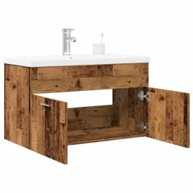 Juego de muebles de baño 2 piezas madera ingeniería envejecida de , Muebles de baño - Ref: Foro24-3328583, Precio: 195,90 €, ...