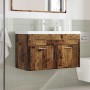 Juego de muebles de baño 2 piezas madera ingeniería envejecida de , Muebles de baño - Ref: Foro24-3328583, Precio: 204,38 €, ...