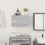 Armario de pared baño madera ingeniería gris Sonoma 60x25x40 cm de , Tocadores de baño - Ref: Foro24-860072, Precio: 52,33 €,...