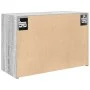 Armario de pared baño madera ingeniería gris Sonoma 60x25x40 cm de , Tocadores de baño - Ref: Foro24-860072, Precio: 50,26 €,...