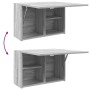 Armario de pared baño madera ingeniería gris Sonoma 60x25x40 cm de , Tocadores de baño - Ref: Foro24-860072, Precio: 52,33 €,...