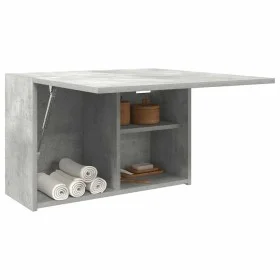 Mueble de pared baño madera ingeniería gris hormigón 60x25x40cm by , bathroom vanities - Ref: Foro24-860070, Price: 51,88 €, ...
