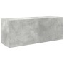 Mueble de pared baño madera ingeniería gris hormigón 80x25x30cm de , Tocadores de baño - Ref: Foro24-860079, Precio: 52,28 €,...
