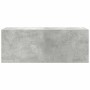 Mueble de pared baño madera ingeniería gris hormigón 80x25x30cm de , Tocadores de baño - Ref: Foro24-860079, Precio: 52,28 €,...