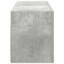 Mueble de pared baño madera ingeniería gris hormigón 80x25x30cm de , Tocadores de baño - Ref: Foro24-860079, Precio: 52,28 €,...