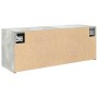 Mueble de pared baño madera ingeniería gris hormigón 80x25x30cm de , Tocadores de baño - Ref: Foro24-860079, Precio: 52,28 €,...