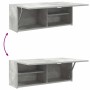 Mueble de pared baño madera ingeniería gris hormigón 80x25x30cm de , Tocadores de baño - Ref: Foro24-860079, Precio: 52,28 €,...