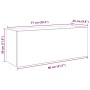 Mueble de pared baño madera ingeniería gris hormigón 80x25x30cm de , Tocadores de baño - Ref: Foro24-860079, Precio: 52,28 €,...