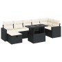 Set de sofás de jardín y cojines 8 piezas ratán sintético negro de , Conjuntos de jardín - Ref: Foro24-3327826, Precio: 520,5...