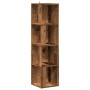 Mueble de esquina madera de ingeniería envejecida 33x33x132 cm de , Taquillas y armarios de almacenamiento - Ref: Foro24-8567...
