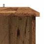 Mesa bar y estante madera ingeniería envejecida 102x50x103,5cm by , Kitchen and dining tables - Ref: Foro24-856760, Price: 79...