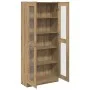 Aparador alto madera ingeniería roble artisan 82,5x30,5x185 cm de , Aparadores - Ref: Foro24-3318721, Precio: 169,05 €, Descu...
