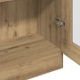 Aparador alto madera ingeniería roble artisan 82,5x30,5x185 cm de , Aparadores - Ref: Foro24-3318721, Precio: 176,97 €, Descu...