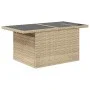 Set sofás de jardín 7 piezas y cojines ratán sintético beige von , Gartensets - Ref: Foro24-3327858, Preis: 583,41 €, Rabatt: %