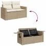 Set sofás de jardín 7 piezas y cojines ratán sintético beige von , Gartensets - Ref: Foro24-3327858, Preis: 583,41 €, Rabatt: %