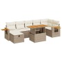 Juego de sofás jardín con cojines 5 pzas ratán sintético beige de , Conjuntos de jardín - Ref: Foro24-3328143, Precio: 583,78...