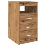 Cajonera de madera de ingeniería roble artisan 40x50x76 cm de , Taquillas y armarios de almacenamiento - Ref: Foro24-856005, ...