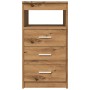 Cajonera de madera de ingeniería roble artisan 40x50x76 cm de , Taquillas y armarios de almacenamiento - Ref: Foro24-856005, ...