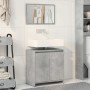 Set muebles de baño 2 piezas madera contrachapada gris hormigón de , Muebles de baño - Ref: Foro24-856066, Precio: 65,32 €, D...