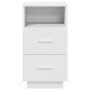 Mesillas de noche 2 uds con 2 cajones blanco 36x36x68 cm de , Mesitas de noche - Ref: Foro24-858579, Precio: 100,14 €, Descue...