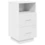 Mesillas de noche 2 uds con 2 cajones blanco 36x36x68 cm de , Mesitas de noche - Ref: Foro24-858579, Precio: 100,14 €, Descue...