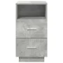 Mesillas de noche 2 uds con 2 cajones gris cemento 36x36x68 cm de , Mesitas de noche - Ref: Foro24-858585, Precio: 95,63 €, D...