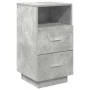 Mesillas de noche 2 uds con 2 cajones gris cemento 36x36x68 cm de , Mesitas de noche - Ref: Foro24-858585, Precio: 95,63 €, D...