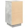 Mesillas de noche 2 uds con 2 cajones gris cemento 36x36x68 cm de , Mesitas de noche - Ref: Foro24-858585, Precio: 95,63 €, D...