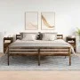 Mesillas de noche 2 uds con 2 cajones roble ahumado 36x36x68 cm de , Mesitas de noche - Ref: Foro24-858587, Precio: 98,39 €, ...