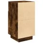 Mesillas de noche 2 uds con 2 cajones roble ahumado 36x36x68 cm de , Mesitas de noche - Ref: Foro24-858587, Precio: 98,39 €, ...