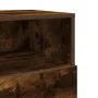 Mesillas de noche 2 uds con 2 cajones roble ahumado 36x36x68 cm de , Mesitas de noche - Ref: Foro24-858587, Precio: 98,39 €, ...