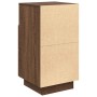 Mesillas de noche 2 uds con 2 cajones roble marrón 36x36x68 cm de , Mesitas de noche - Ref: Foro24-858591, Precio: 103,60 €, ...