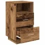 Mesillas de noche 2 uds con 2 cajones madera vieja 36x36x68 cm de , Mesitas de noche - Ref: Foro24-858593, Precio: 102,58 €, ...