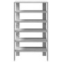 Mueble zapatero madera contrachapada gris Sonoma 61x32x105 cm de , Zapateros y organizadores de calzado - Ref: Foro24-859865,...