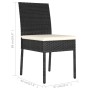 Sillas de comedor de jardín 2 unidades ratán sintético negro de vidaXL, Sillas de jardín - Ref: Foro24-315106, Precio: 99,17 ...