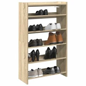 Mueble zapatero madera contrachapada roble sonoma 60x25x100 cm de , Zapateros y organizadores de calzado - Ref: Foro24-859871...