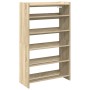 Mueble zapatero madera contrachapada roble sonoma 60x25x100 cm de , Zapateros y organizadores de calzado - Ref: Foro24-859871...